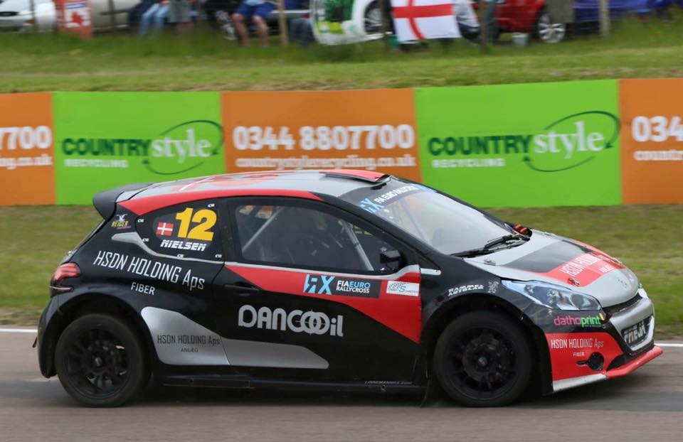Daniel Nielsen finder hele tiden flere tiendedele i sin nybyggede Peugeot 208 Super 1600
(Foto: LinnemannRX.com)